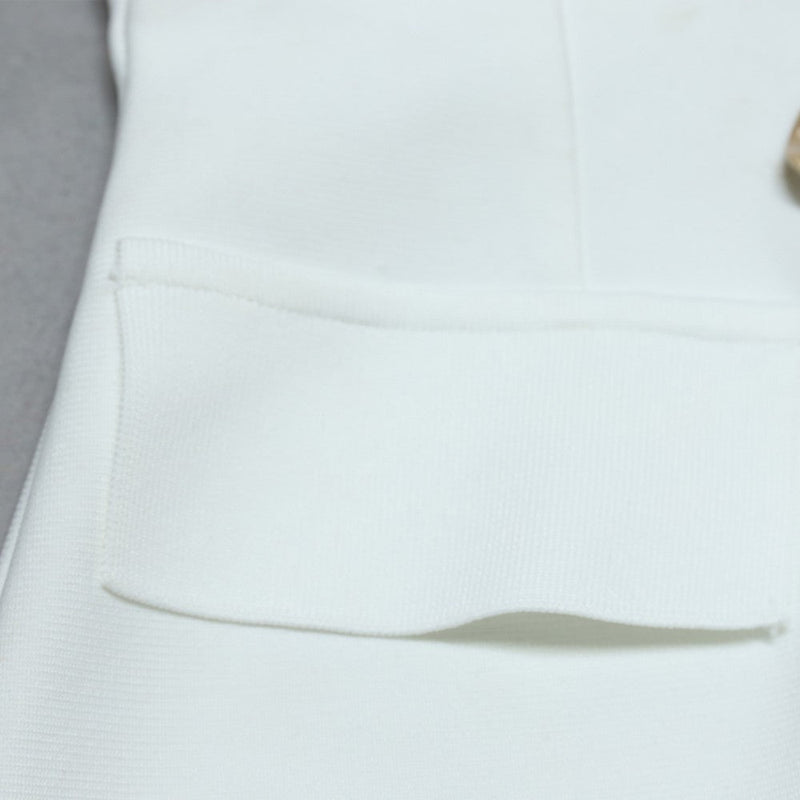 White Bandage Dress PZC1579 6
