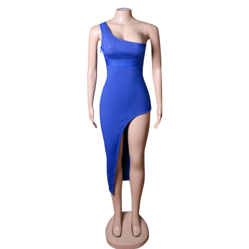 Royal Blue Bandage Dress PZC1635 6