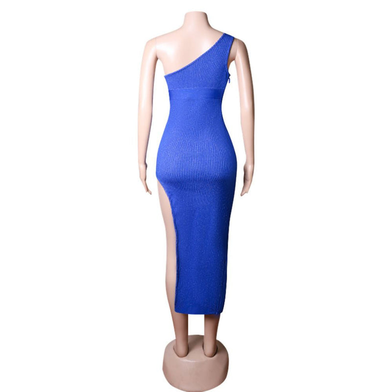 Royal Blue Bandage Dress PZC1635 7