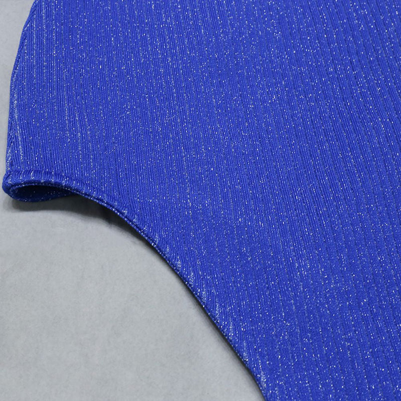 Royal Blue Bandage Dress PZC1635 9