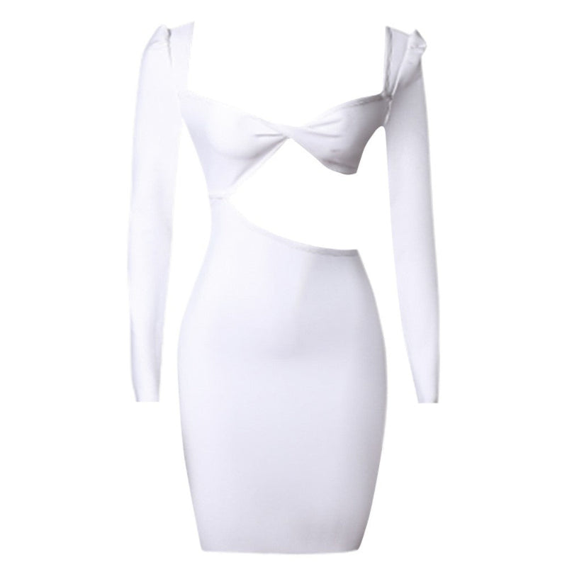 White Bandage Dress PZC1636 4