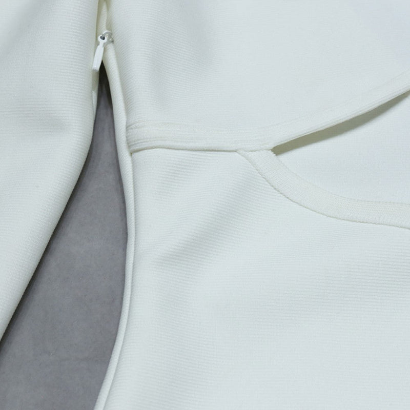 White Bandage Dress PZC1636 9