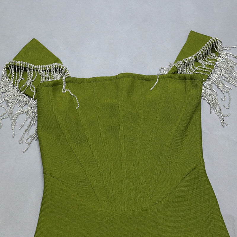 Green Bandage Dress PZC1653 6