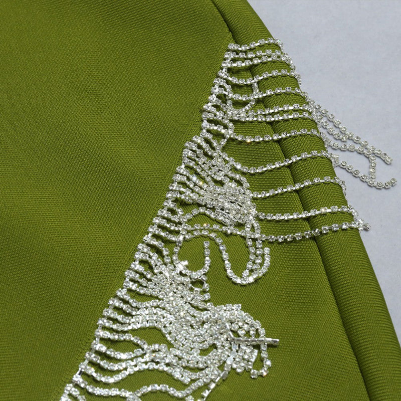 Green Bandage Dress PZC1653 8