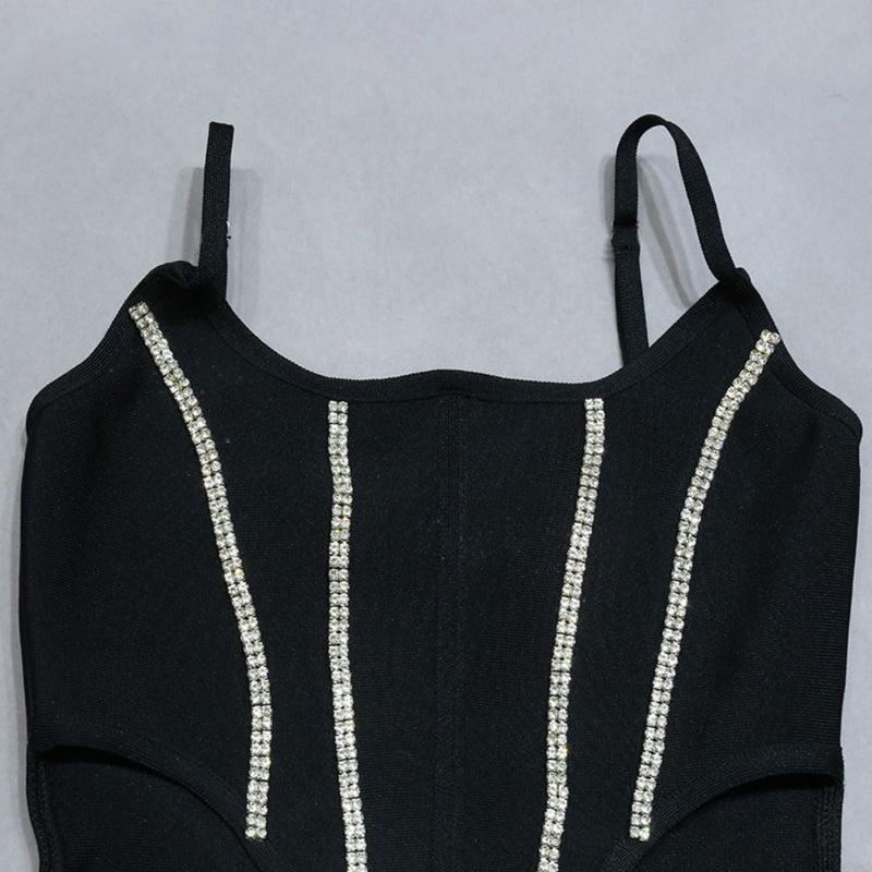 Black Bandage Dress PZC1671 4