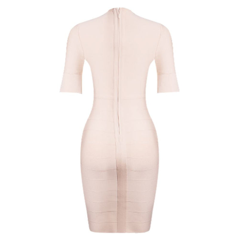 Apricot Bandage Dress PZC1693 5