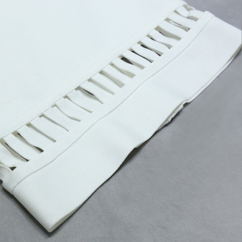 White Bandage Dress PZC1867 9