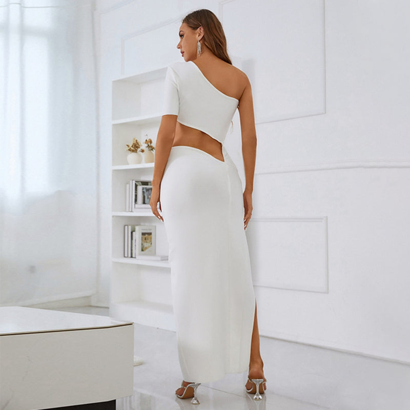 White Bandage Dress PZC1901 4