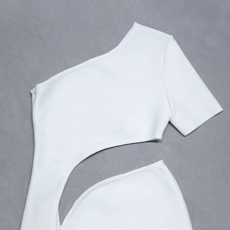 White Bandage Dress PZC1901 7