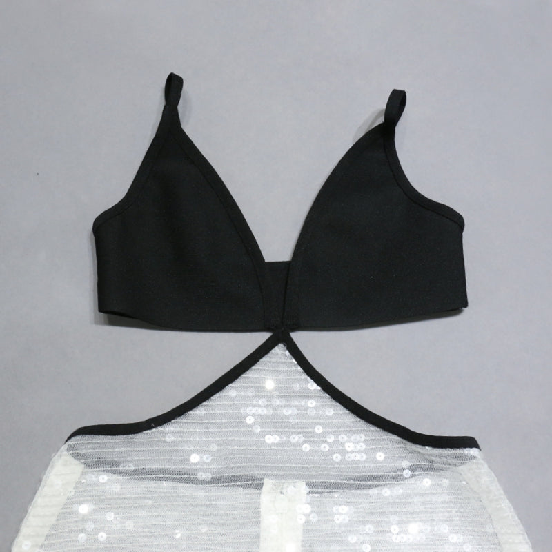 White Bandage Dress PZC2059 5