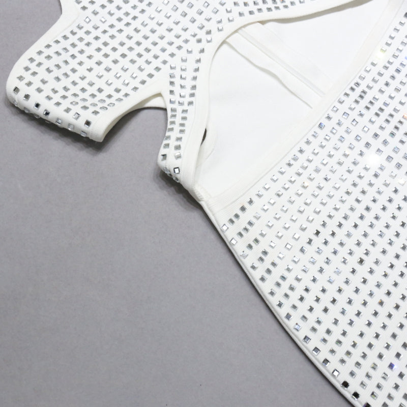 White Bandage Dress PZC2103 7
