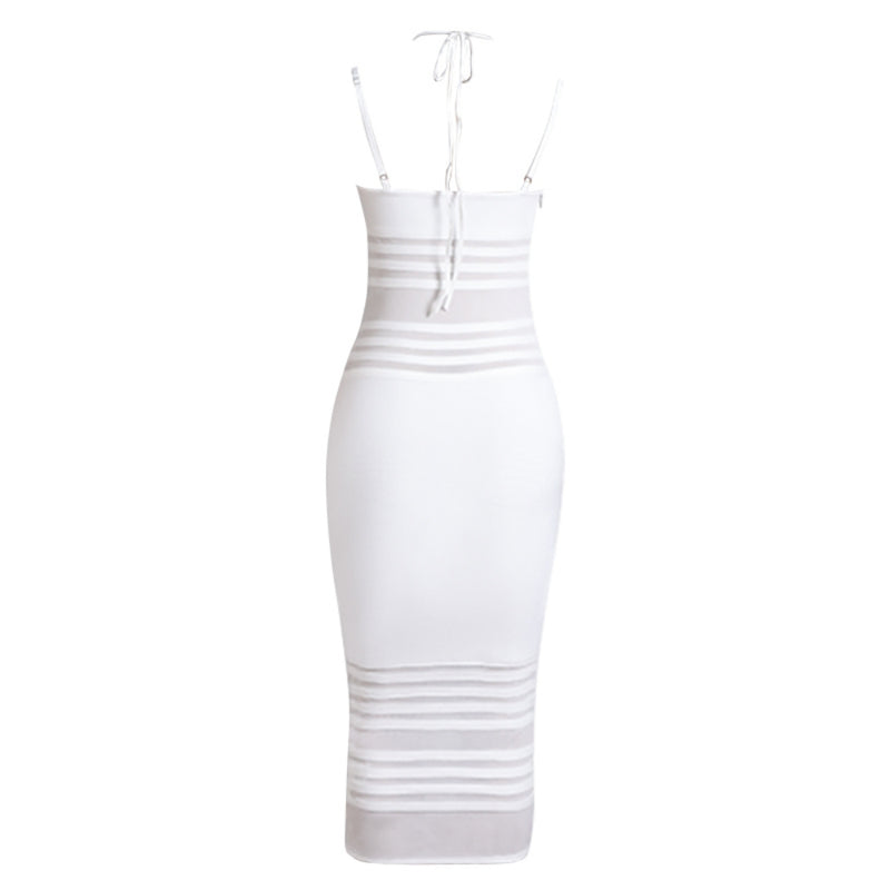White Bandage Dress PZC2128 6