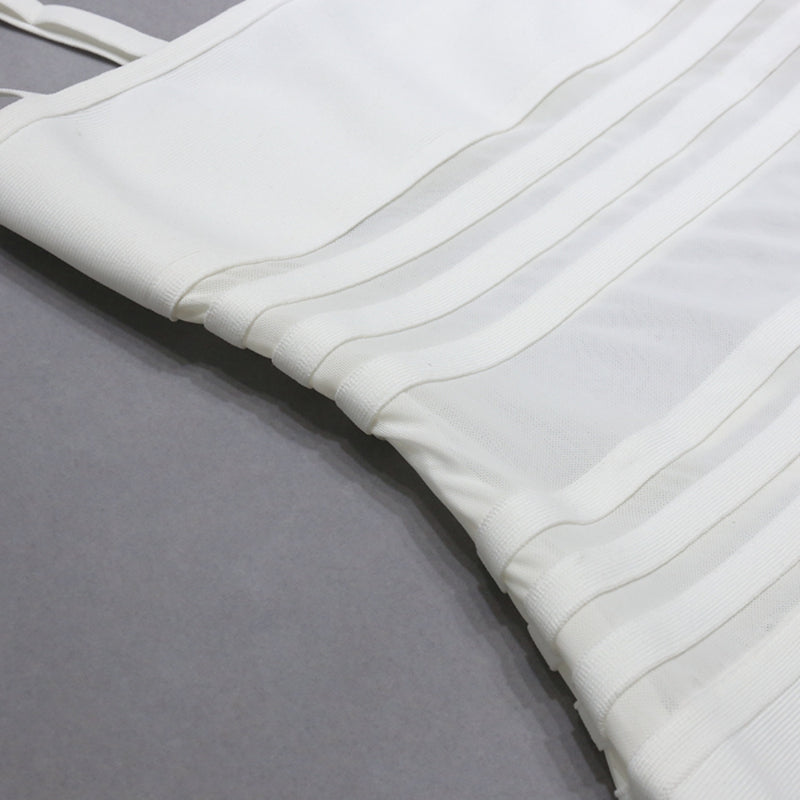 White Bandage Dress PZC2128 8