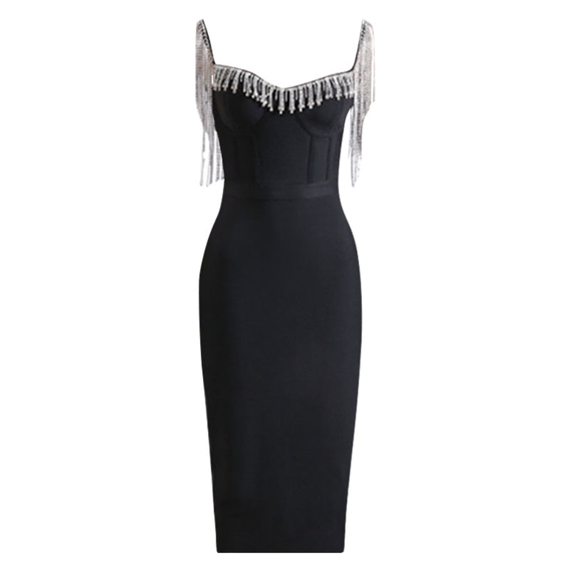 Black Bandage Dress PZC2213 5