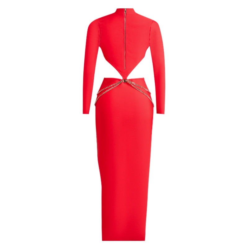 Red Bandage Dress PZC2229 6