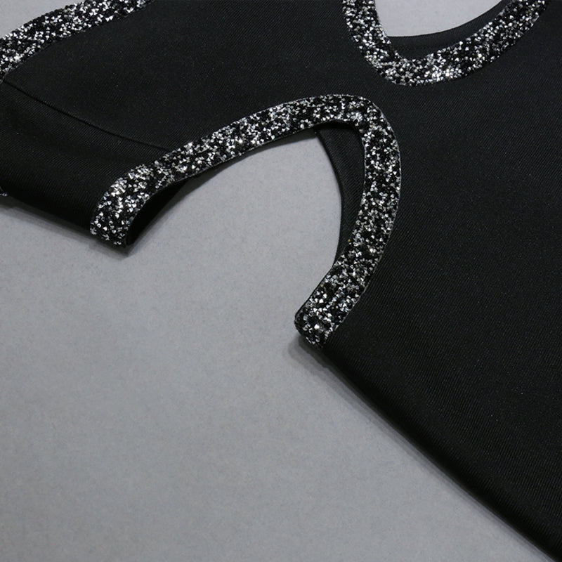 Black Bandage Dress PZC2237 8