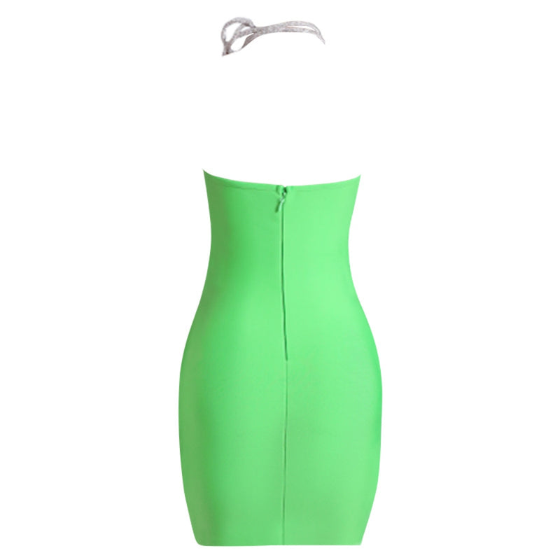 Green Bandage Dress PZC2242 6