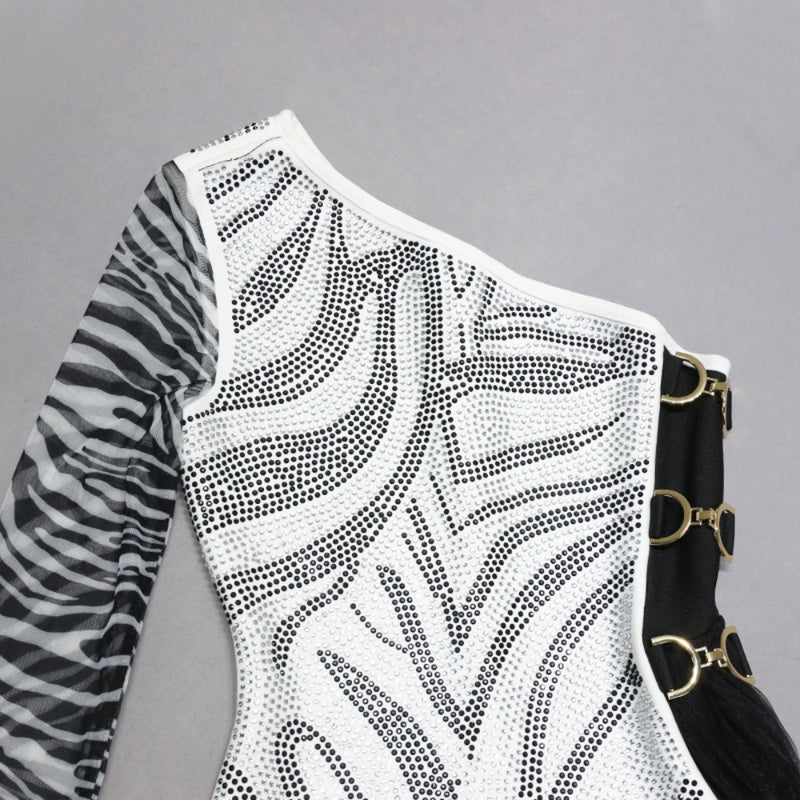 Zebra Bandage Dress PZC2245 7