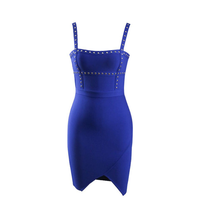 Blue Bandage Dress PZC839 5