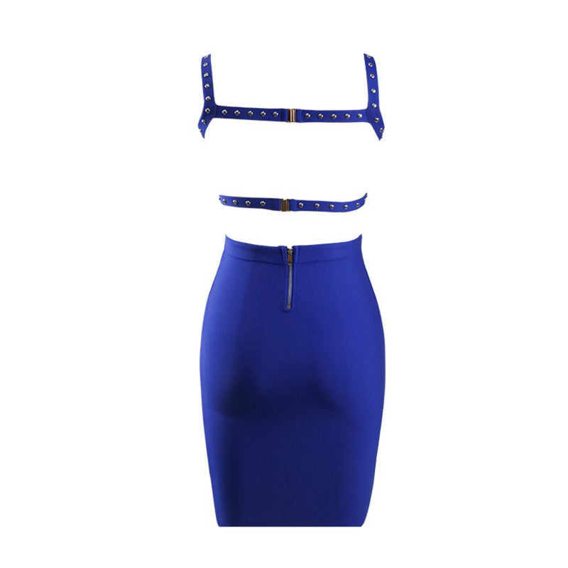 Blue Bandage Dress PZC839 6