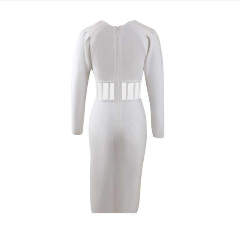 White Bandage Dress PZC918 6