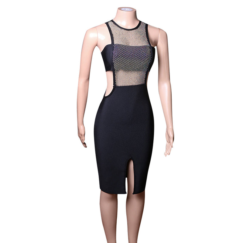 Black Bandage Dress PZC995 6
