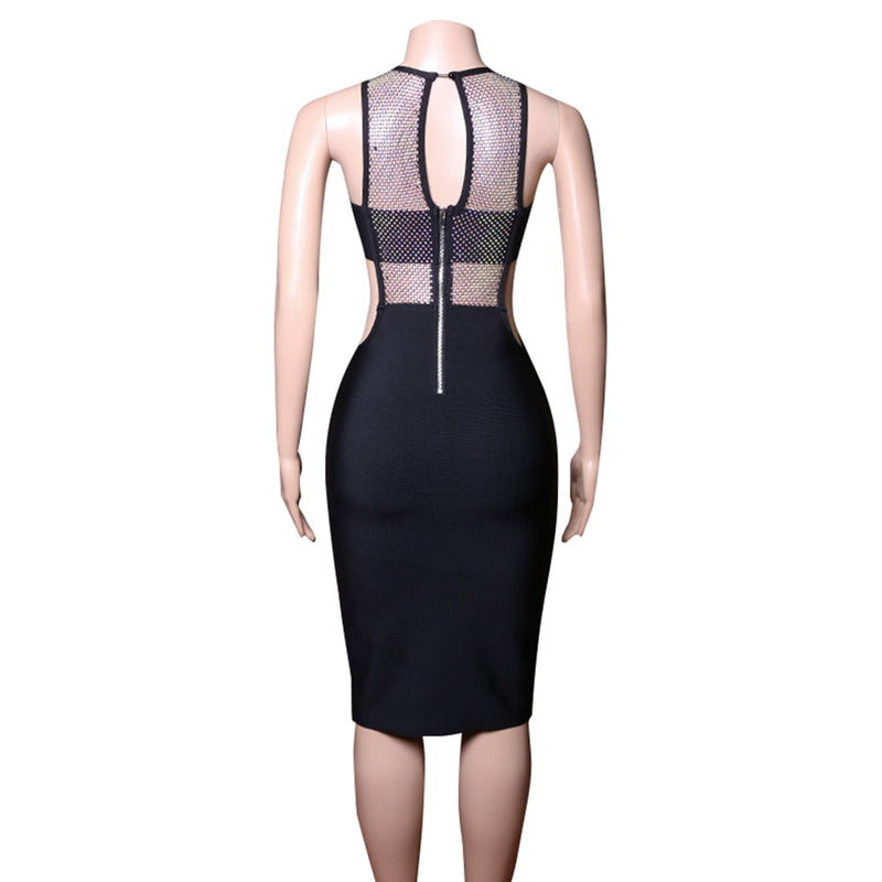 Black Bandage Dress PZC995 7