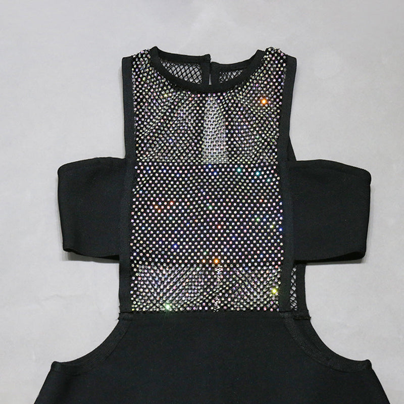 Black Bandage Dress PZC995 8