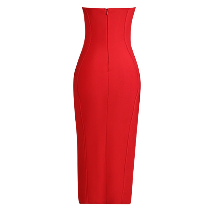 Red Bandage Dress PZDH7943 6