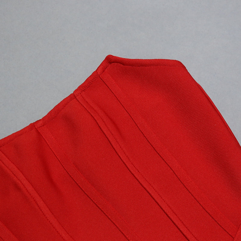 Red Bandage Dress PZDH7943 7