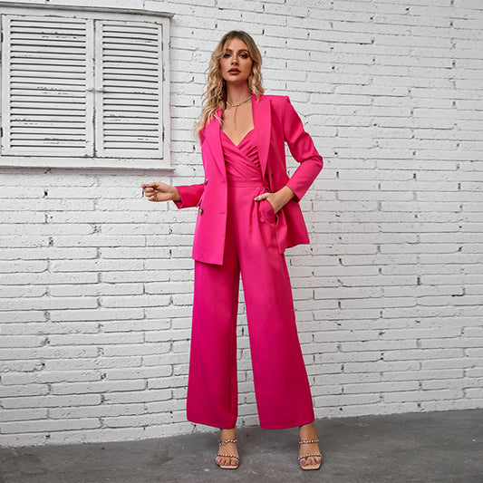 Rose Red Bodycon Set PZL002