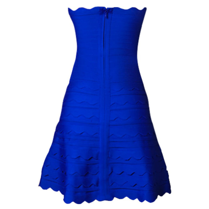 Blue Bandage Dress PZL037 6