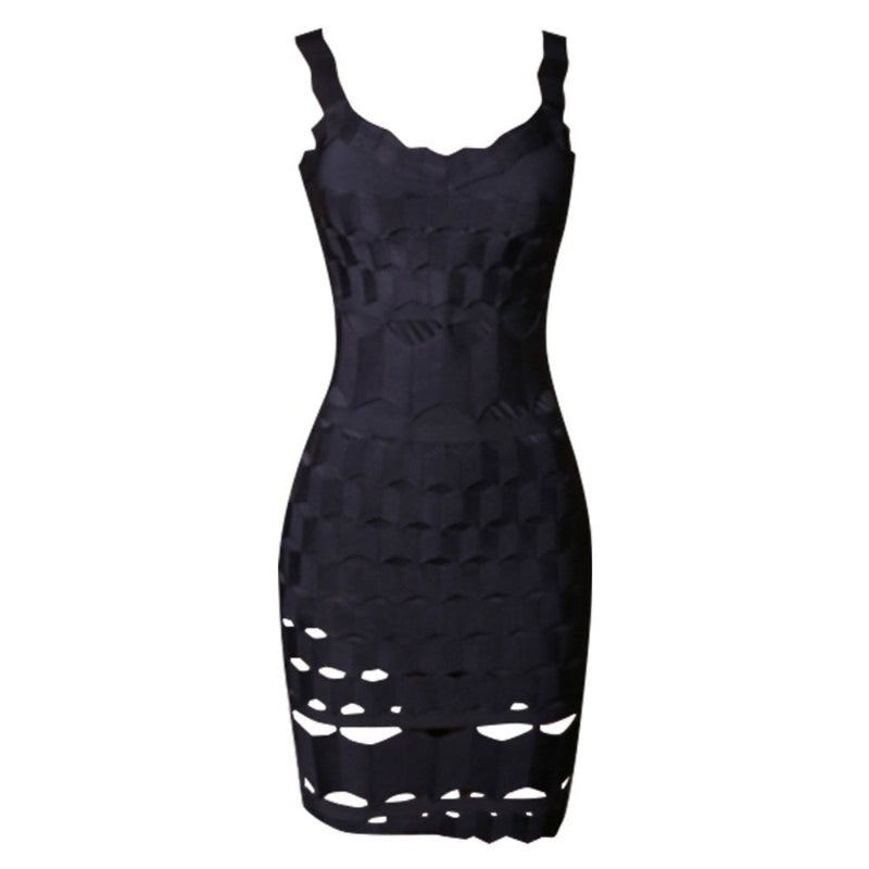 Black Bandage Dress PZL1505 4