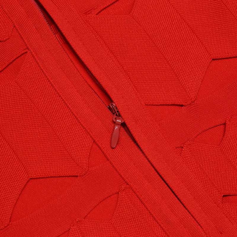 Red Bandage Dress PZL1505 10