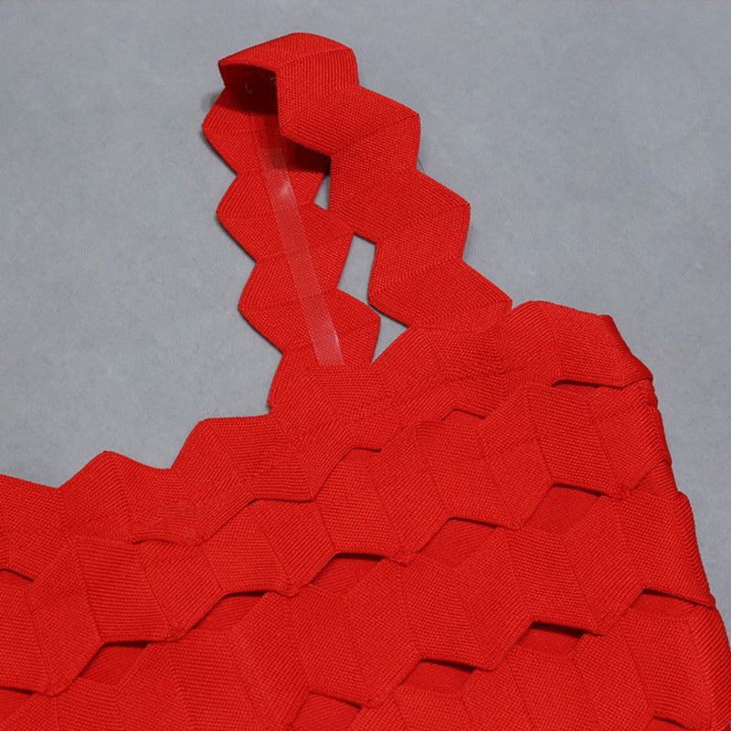 Red Bandage Dress PZL1505 8