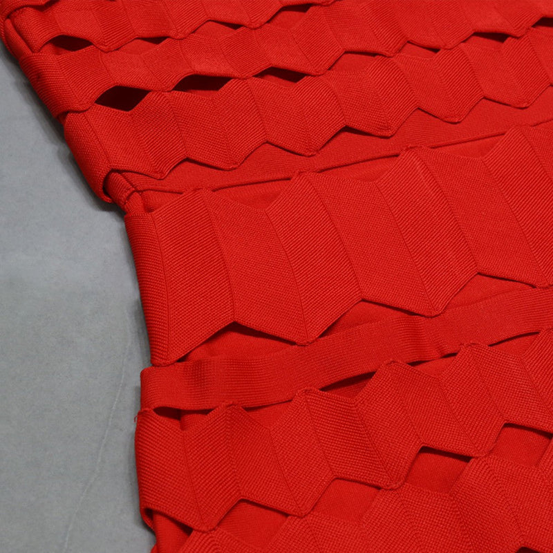 Red Bandage Dress PZL1505 9