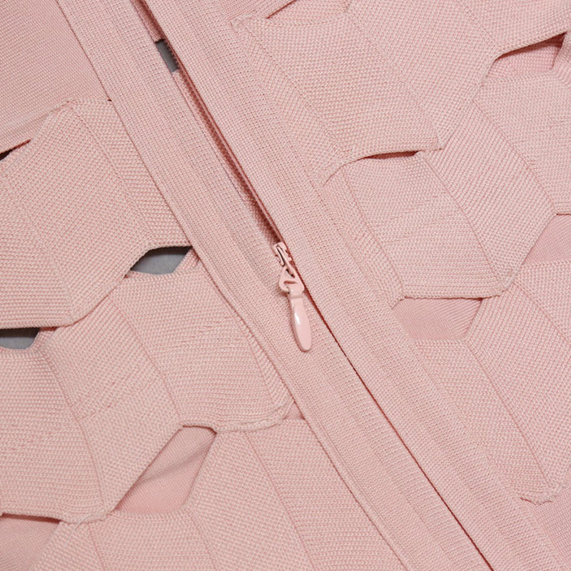 Pink Bandage Dress PZL1536 10