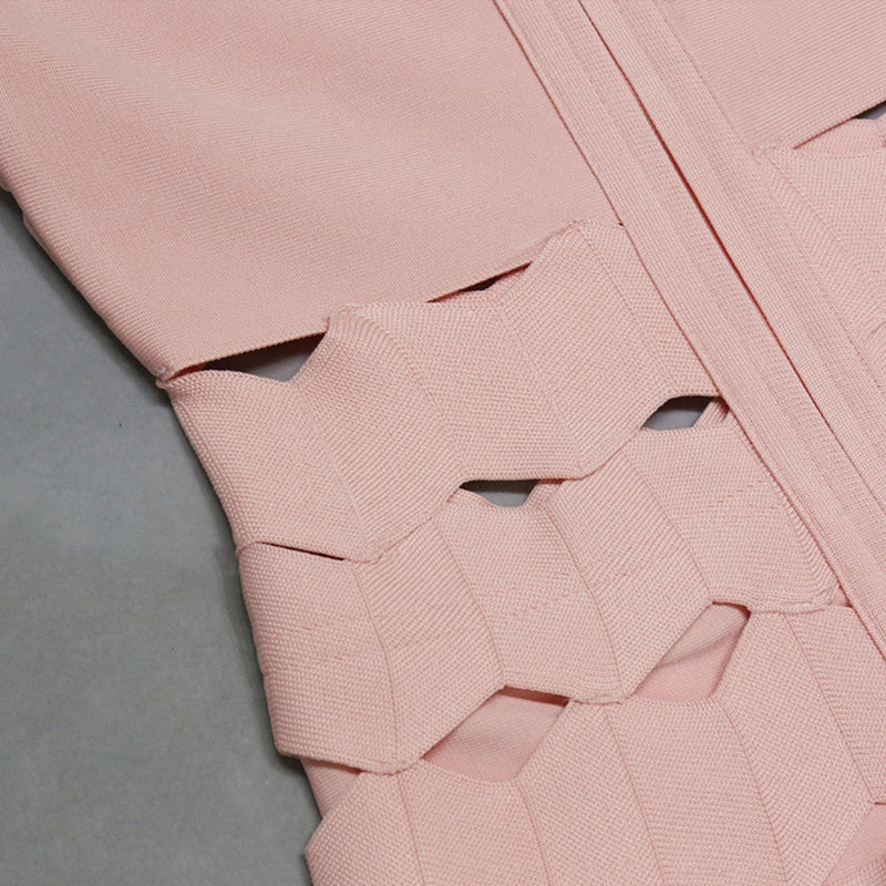 Pink Bandage Dress PZL1536 9