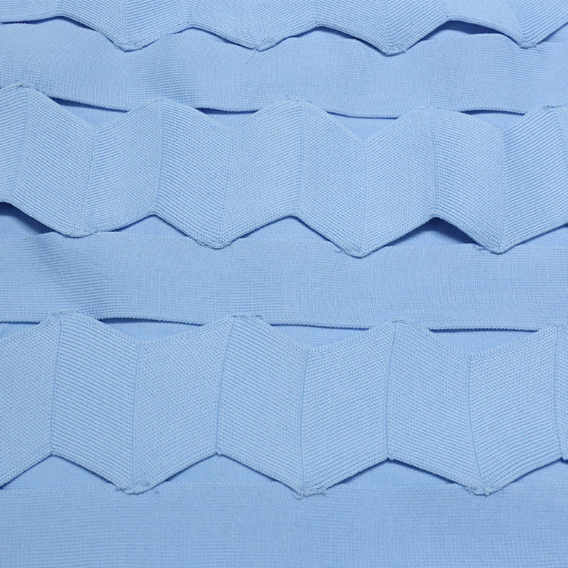 Sky Blue Bandage Dress PZL1536 10