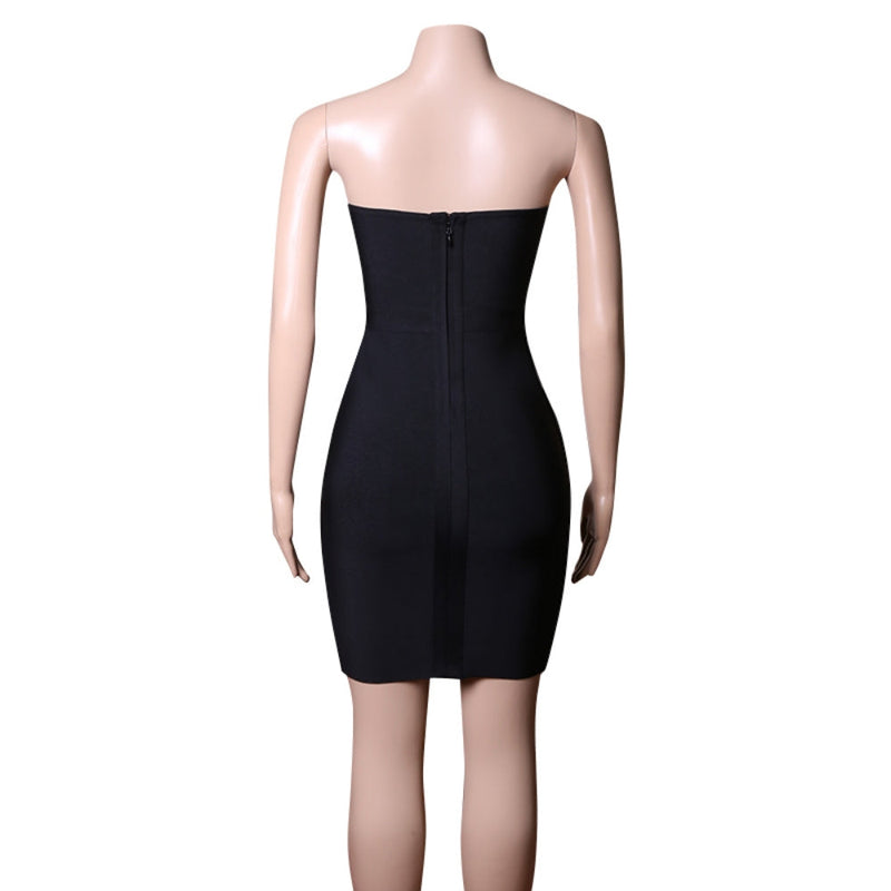 Black Bandage Dress PZL2635 7
