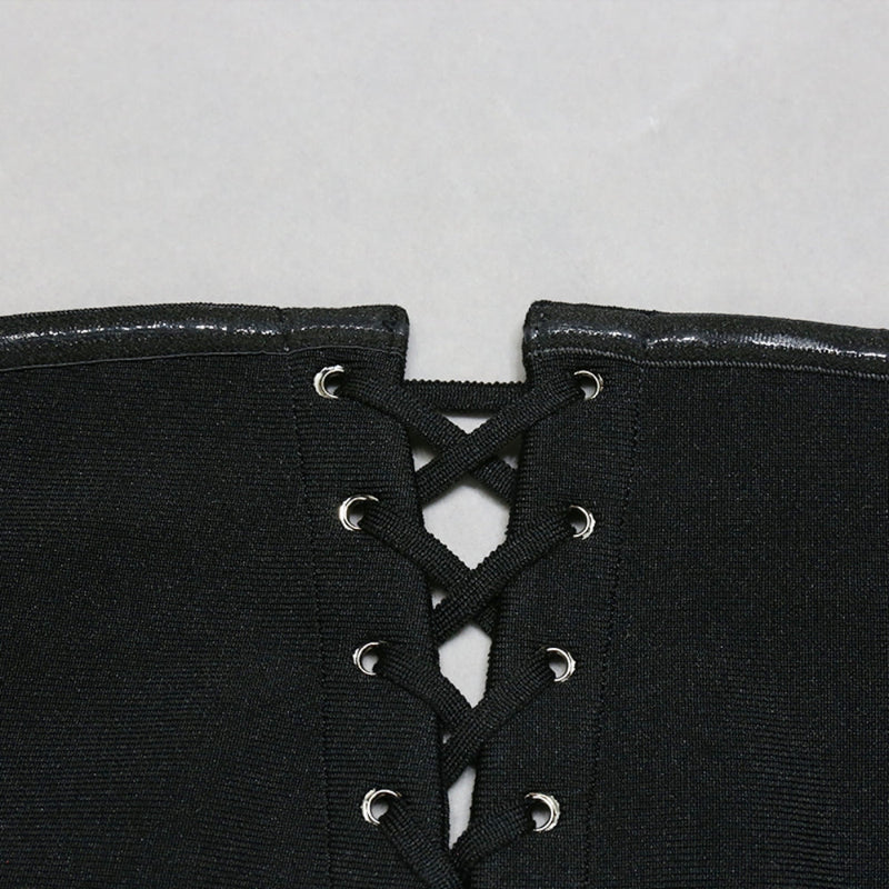Black Bandage Dress PZL2635 8