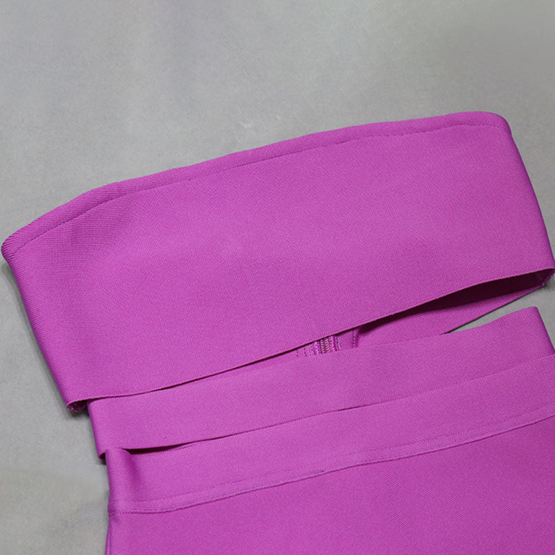 Purple Bandage Dress PZL2703 8