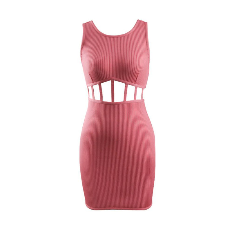 Pink Bandage Dress PZL2754 5