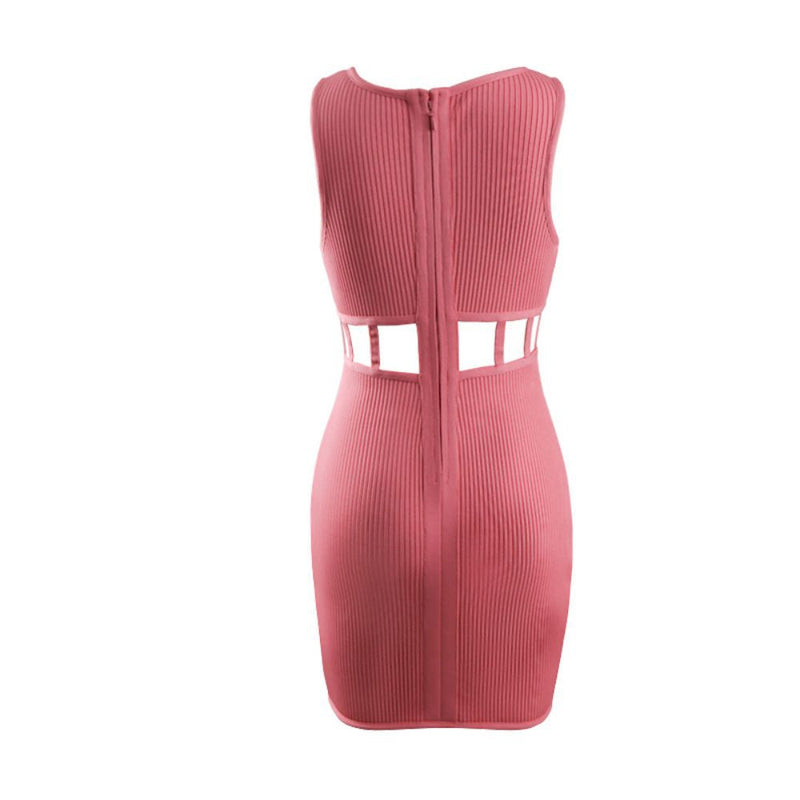 Pink Bandage Dress PZL2754 6