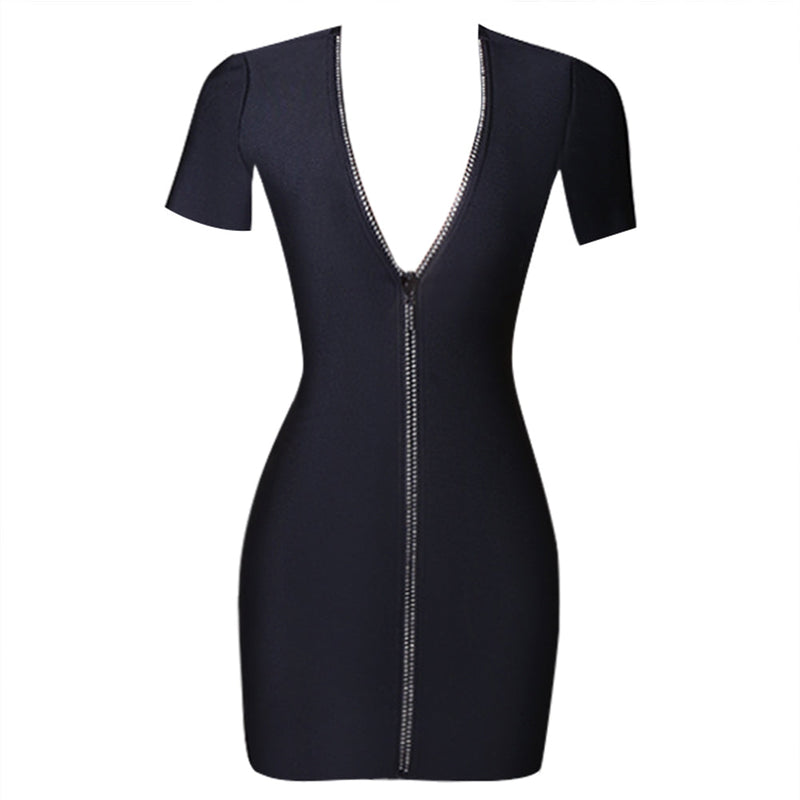 Black Bandage Dress PZL2760 4