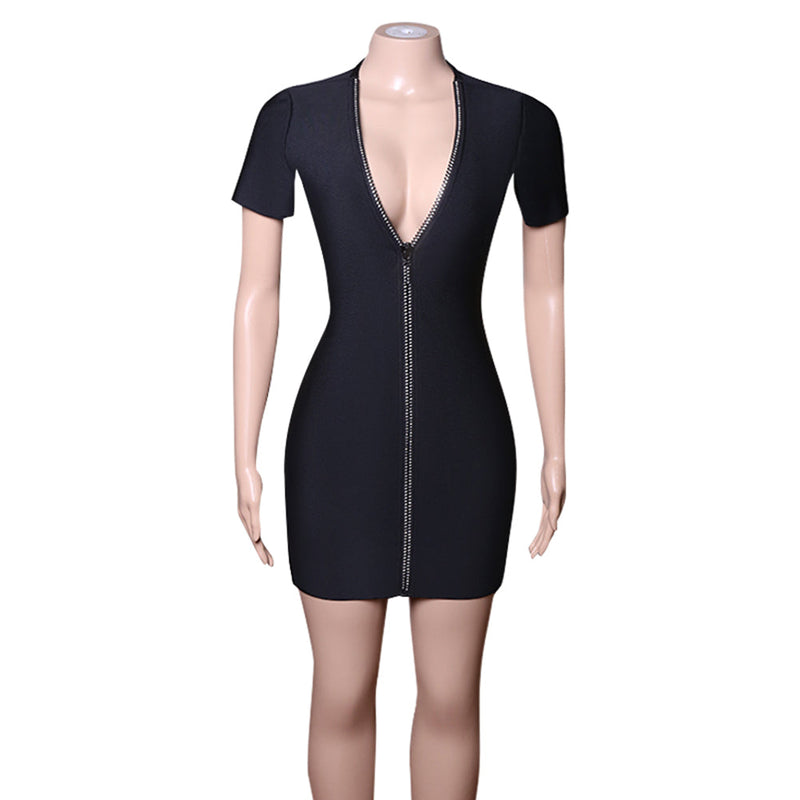 Black Bandage Dress PZL2760 6
