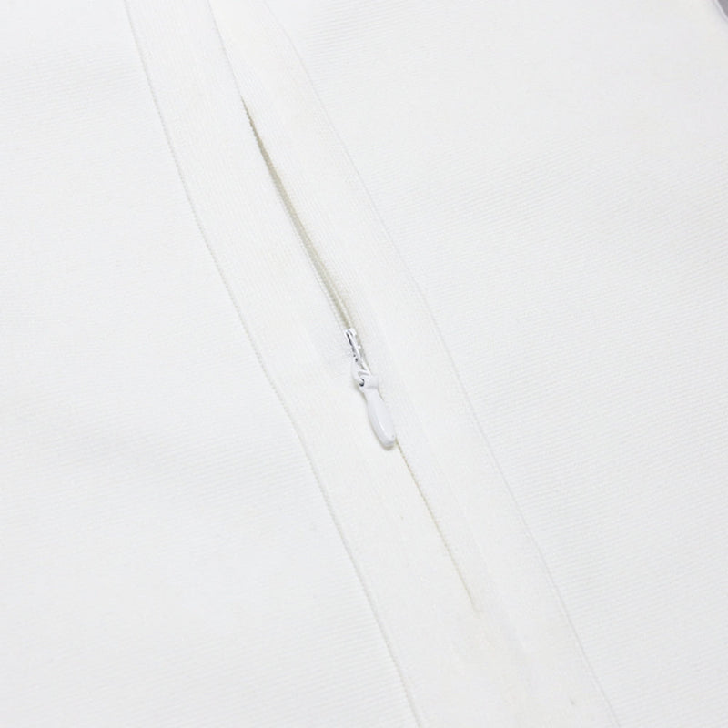 White Bandage Dress PZL2769 10
