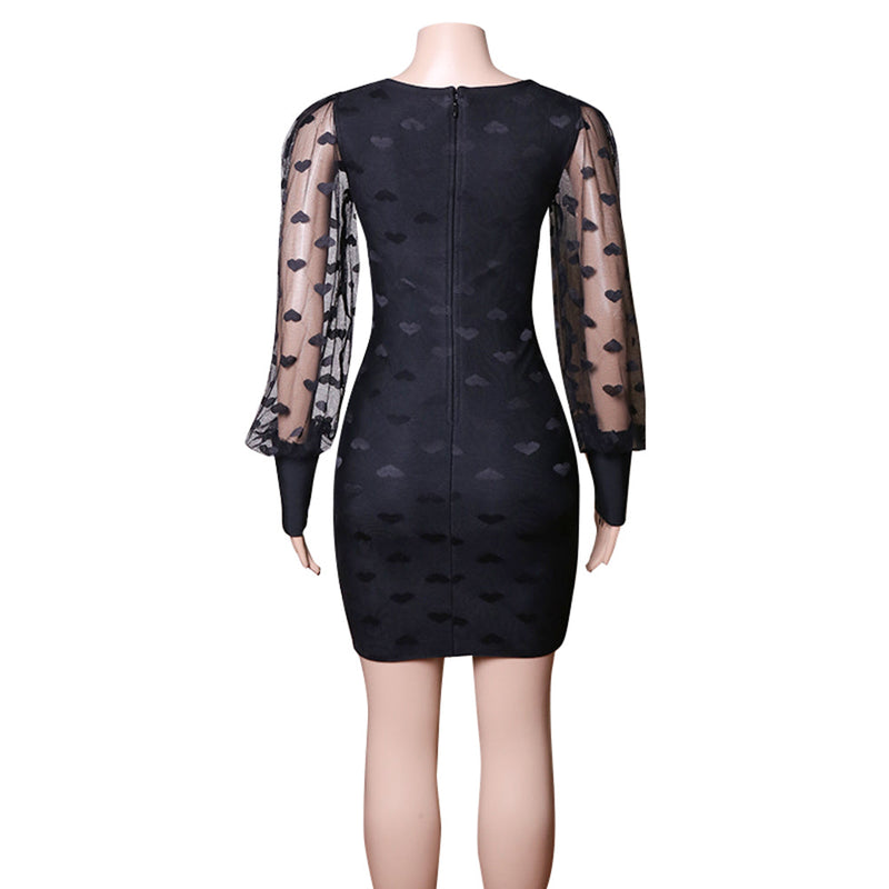 Black Bandage Dress PZL2844 6