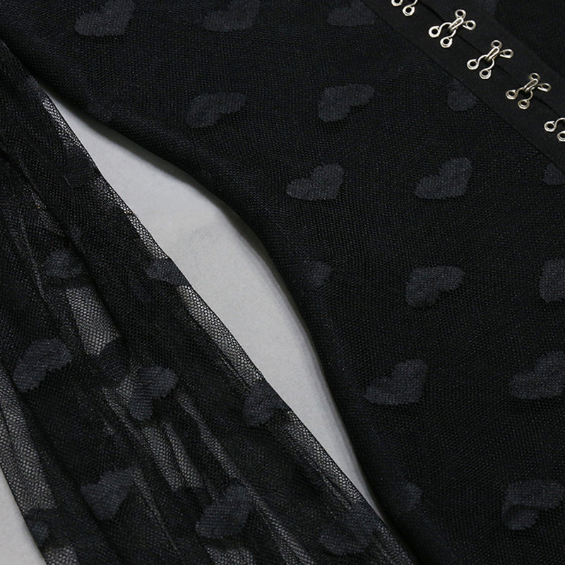Black Bandage Dress PZL2844 8