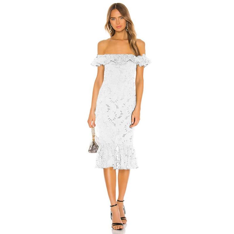 White Bandage Dress PZL2946 1